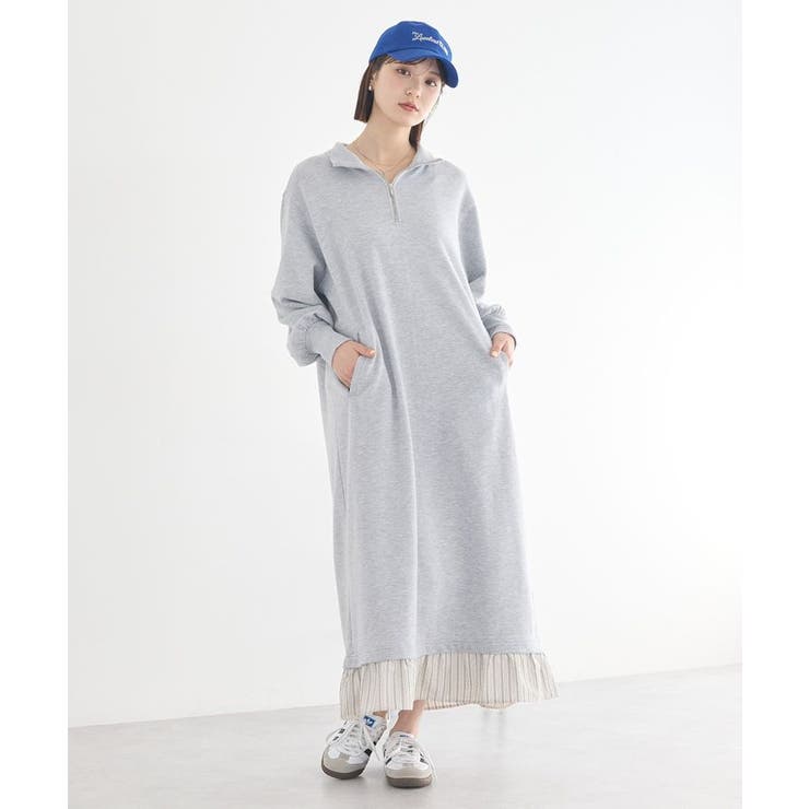 レイヤーヘムワンピース | earth music&ecology  | 詳細画像1 