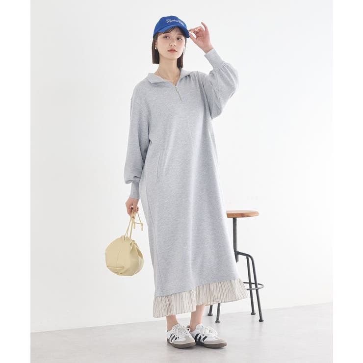 レイヤーヘムワンピース | earth music&ecology  | 詳細画像3 