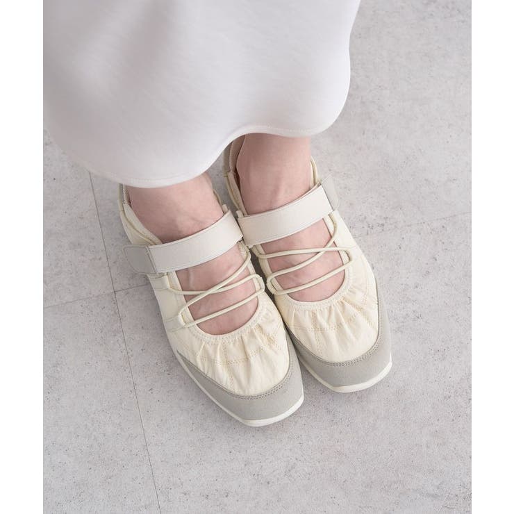 アイボリー | ドローコードスニーカー | earth music&ecology 