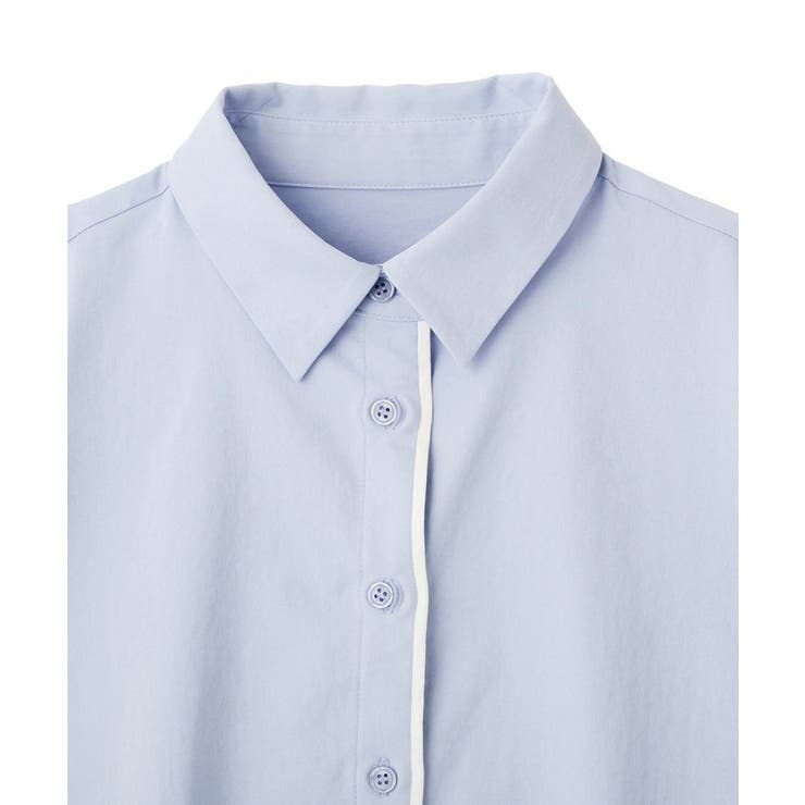 パイピングショートシャツ | earth music&ecology  | 詳細画像18 