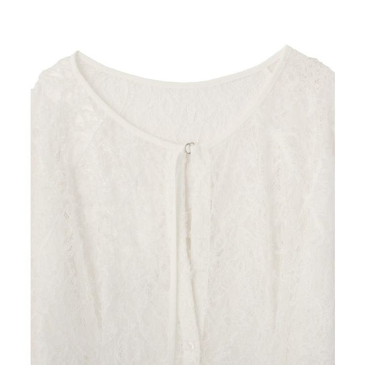 レースフラワーブラウス | earth music&ecology  | 詳細画像19 