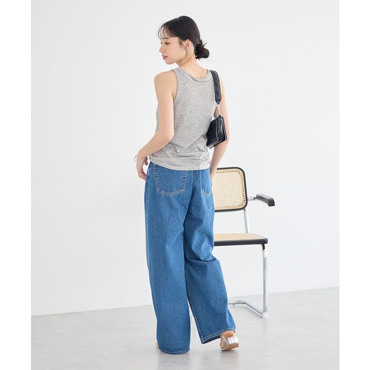 シアーフライスレイヤードタンクトップ | earth music&ecology  | 詳細画像14 