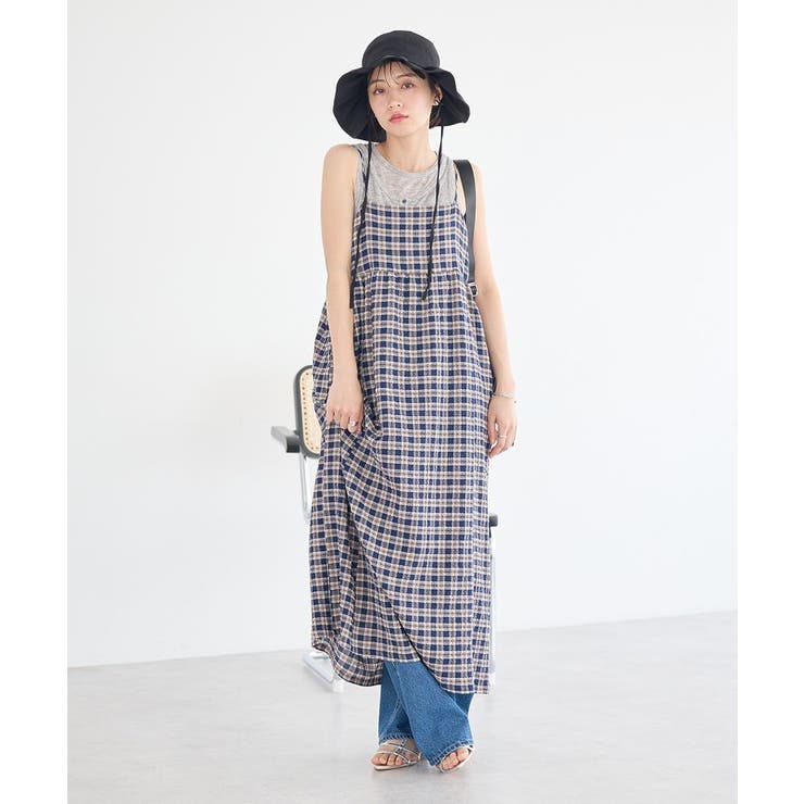 シアーフライスレイヤードタンクトップ | earth music&ecology  | 詳細画像15 