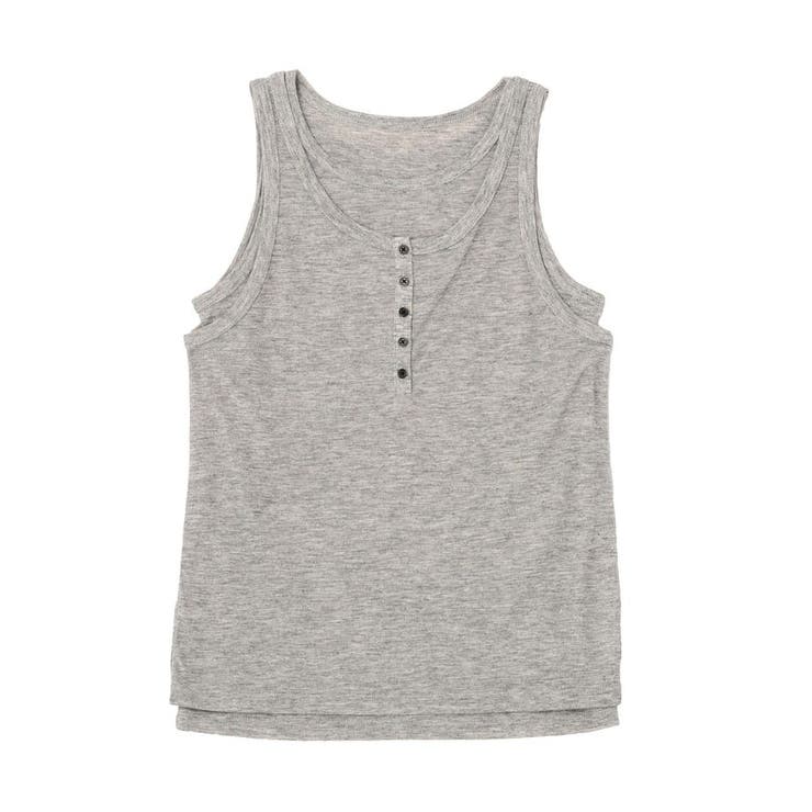 シアーフライスレイヤードタンクトップ | earth music&ecology  | 詳細画像38 