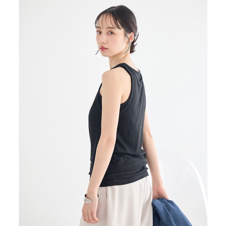 シアーフライスレイヤードタンクトップ | earth music&ecology  | 詳細画像4 
