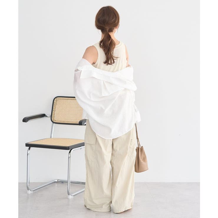 シアーフライスレイヤードタンクトップ | earth music&ecology  | 詳細画像25 