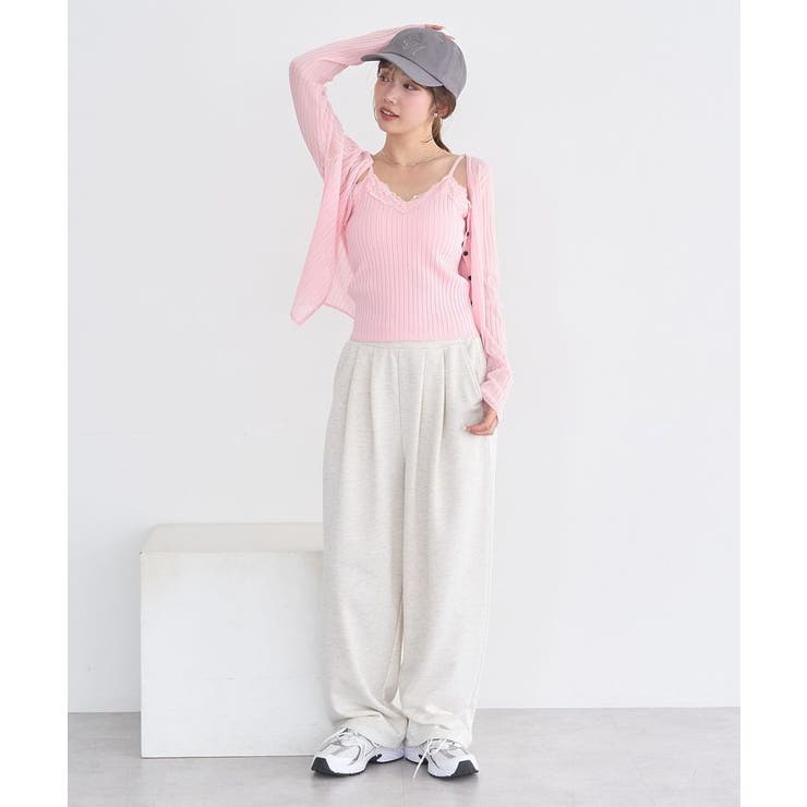 レースリブキャミソール | earth music&ecology  | 詳細画像7 