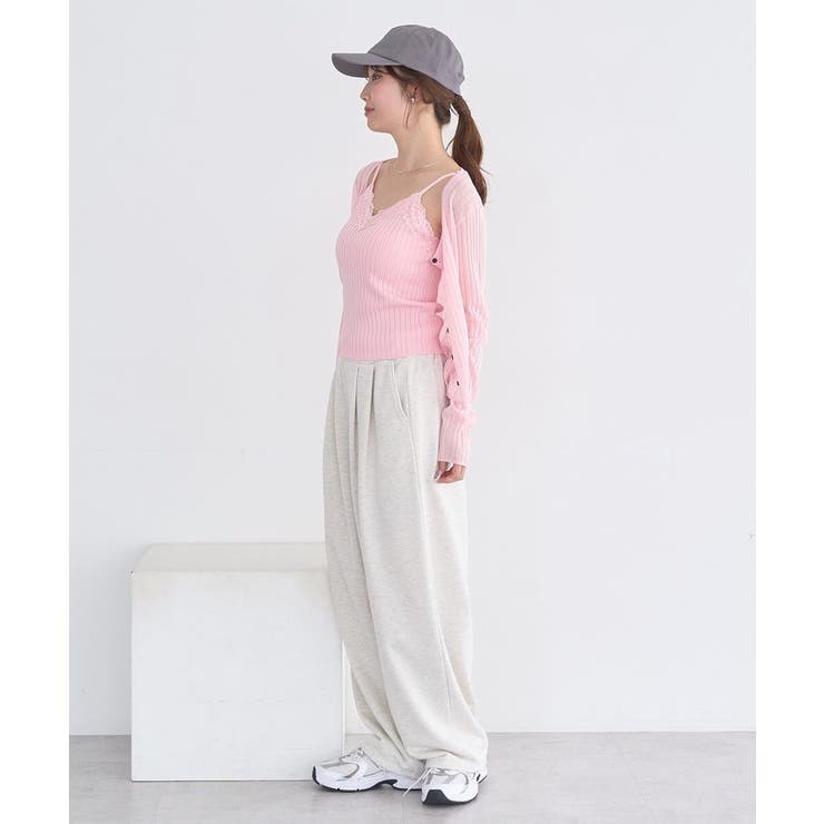 レースリブキャミソール | earth music&ecology  | 詳細画像8 