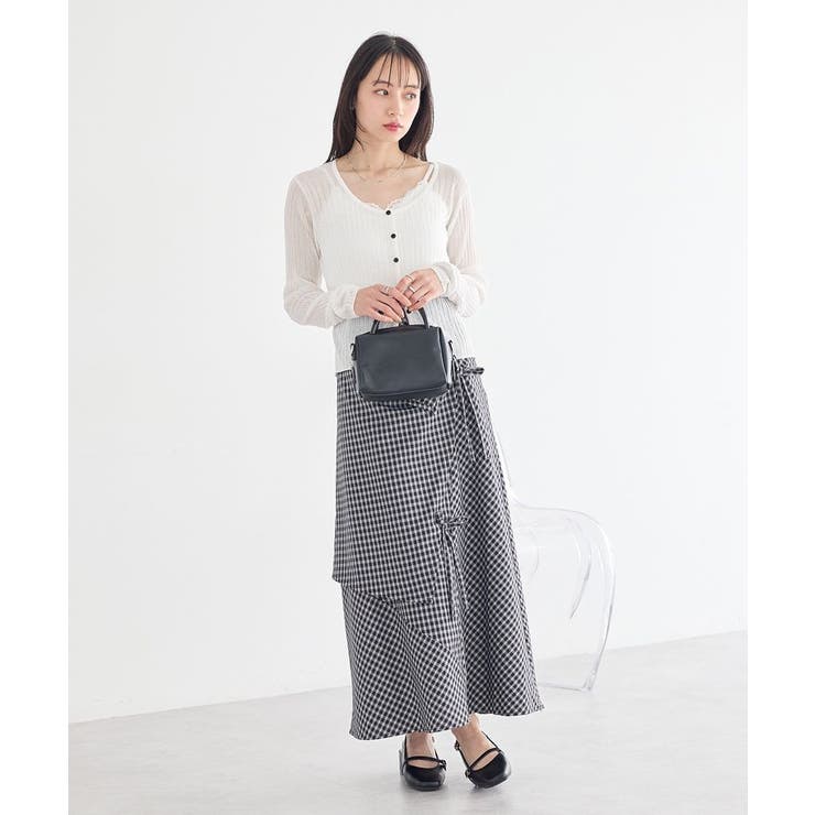 シアーリブカーディガン | earth music&ecology  | 詳細画像6 