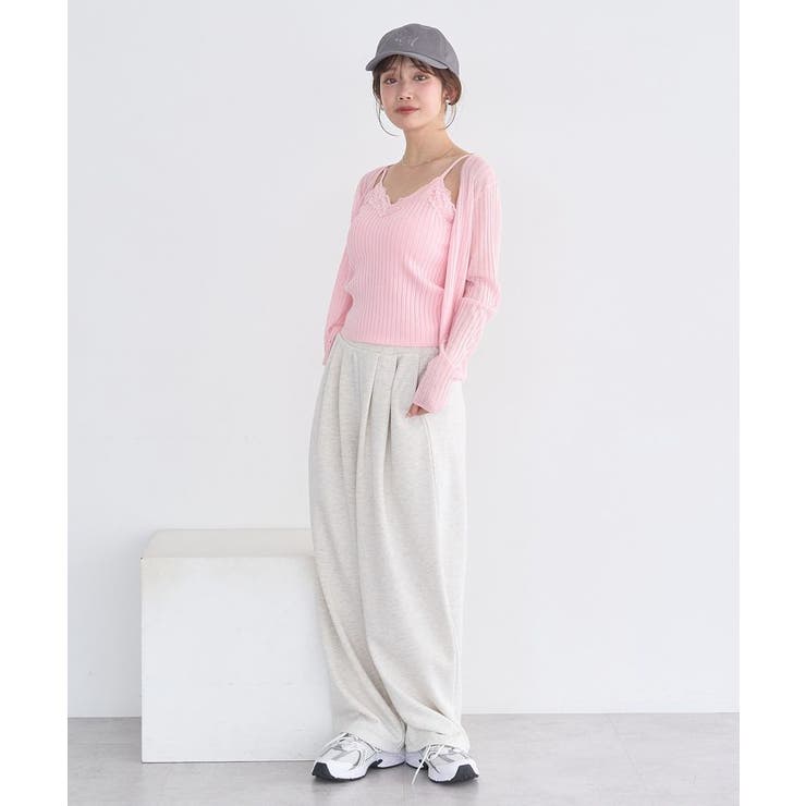 シアーリブカーディガン | earth music&ecology  | 詳細画像10 