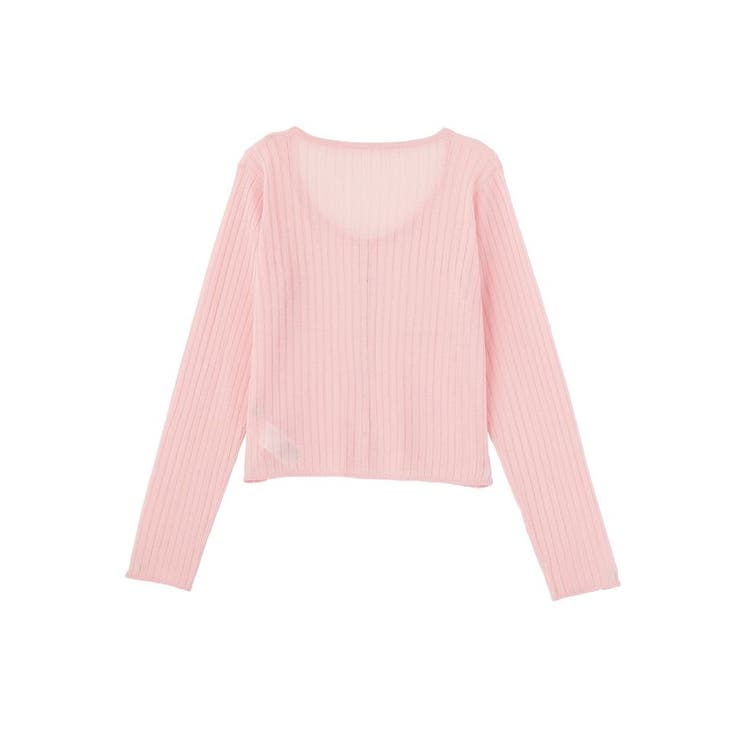 シアーリブカーディガン | earth music&ecology  | 詳細画像22 