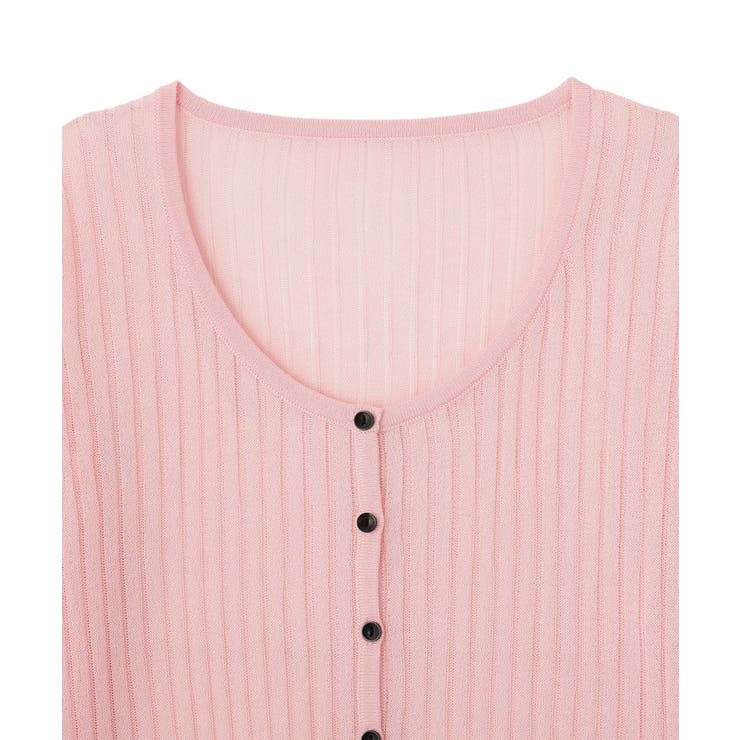 シアーリブカーディガン | earth music&ecology  | 詳細画像23 