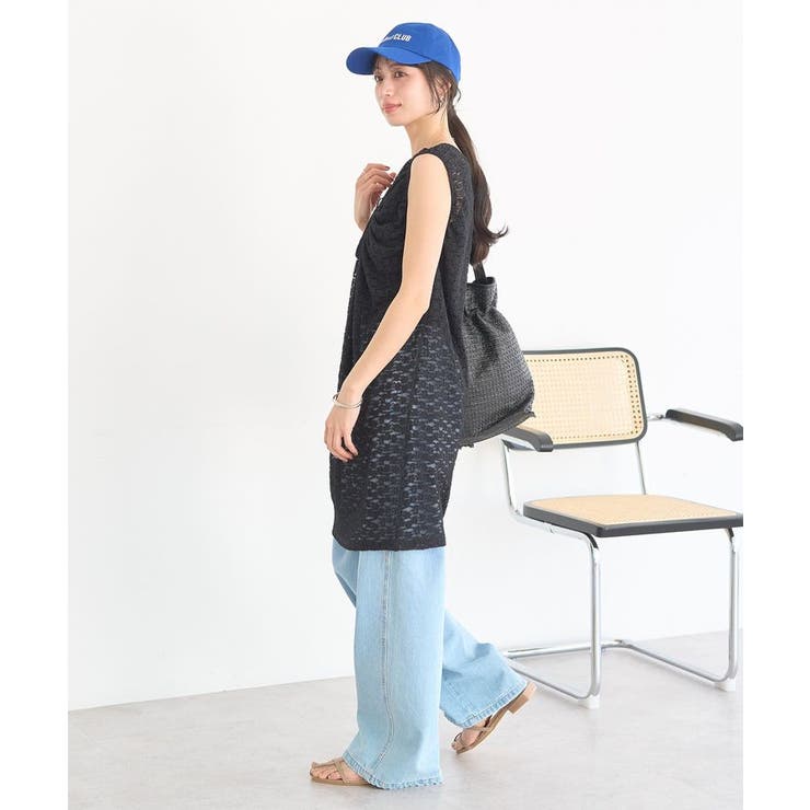 レースギャザーワンピース | earth music&ecology  | 詳細画像12 