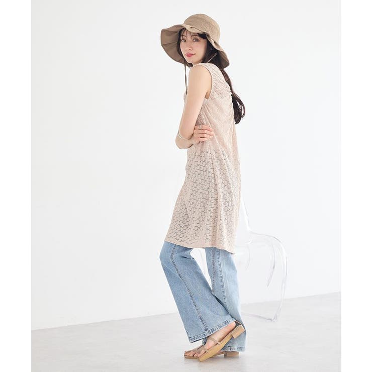 レースギャザーワンピース | earth music&ecology  | 詳細画像17 