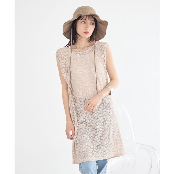 レースギャザーワンピース | earth music&ecology  | 詳細画像19 