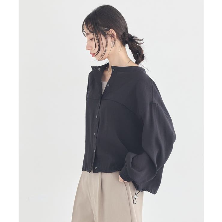 【フード取り外し可能】シアーシャツブルゾン | earth music&ecology  | 詳細画像10 