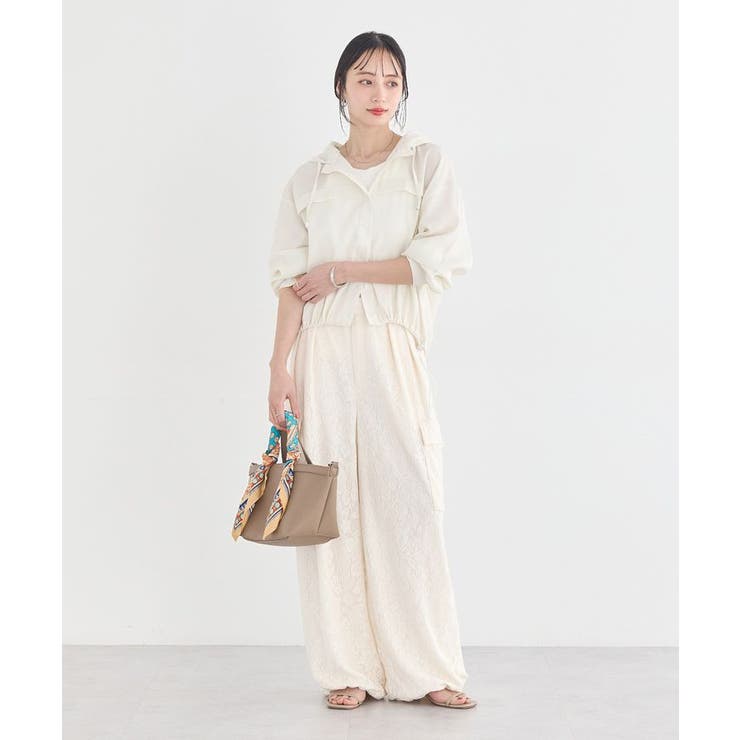 【フード取り外し可能】シアーシャツブルゾン | earth music&ecology  | 詳細画像14 