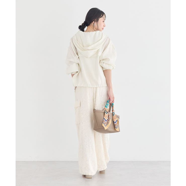 【フード取り外し可能】シアーシャツブルゾン | earth music&ecology  | 詳細画像16 