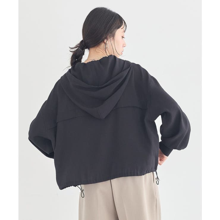 【フード取り外し可能】シアーシャツブルゾン | earth music&ecology  | 詳細画像4 