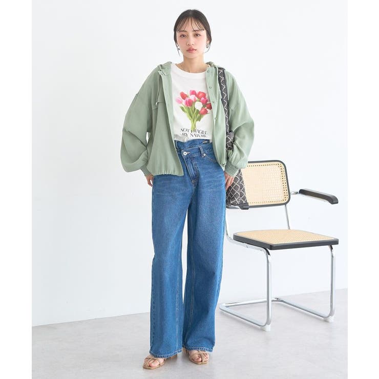 【フード取り外し可能】シアーシャツブルゾン | earth music&ecology  | 詳細画像20 