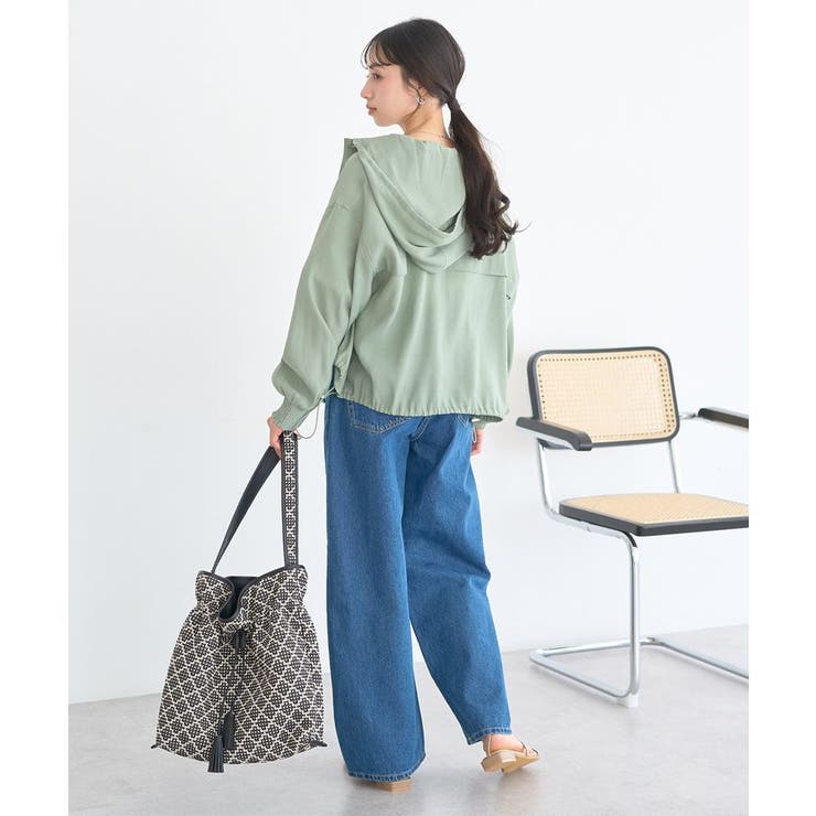 【フード取り外し可能】シアーシャツブルゾン | earth music&ecology  | 詳細画像22 