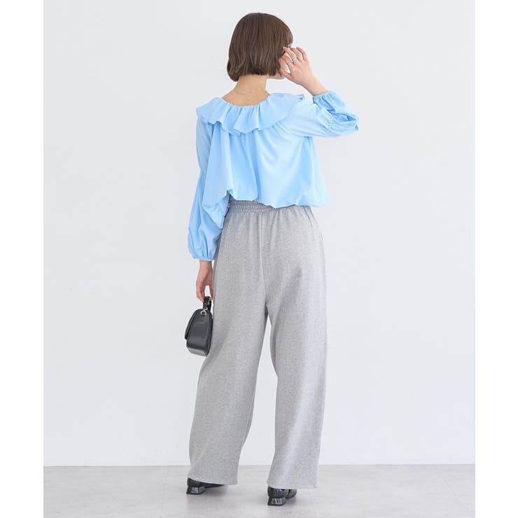 2wayオフショルバルーンヘムフリルブラウス | earth music&ecology  | 詳細画像11 