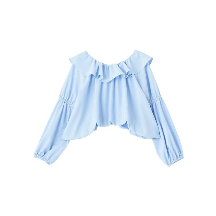 2wayオフショルバルーンヘムフリルブラウス | earth music&ecology  | 詳細画像22 