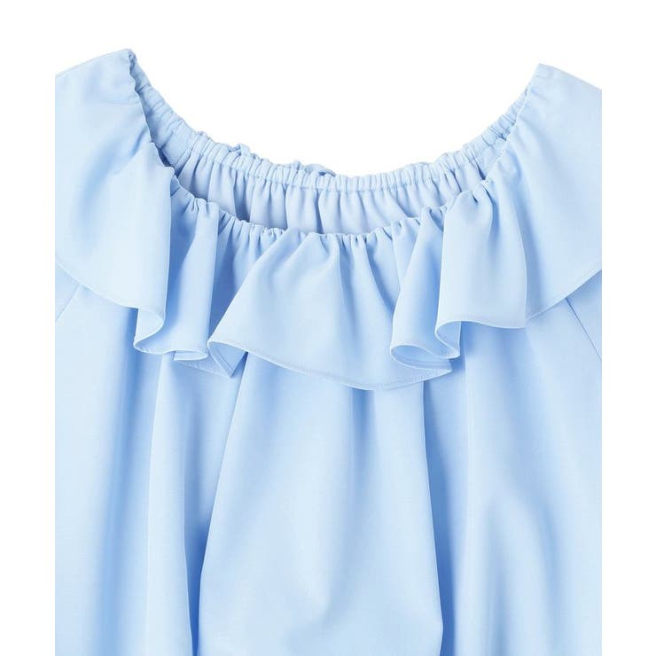 2wayオフショルバルーンヘムフリルブラウス | earth music&ecology  | 詳細画像23 