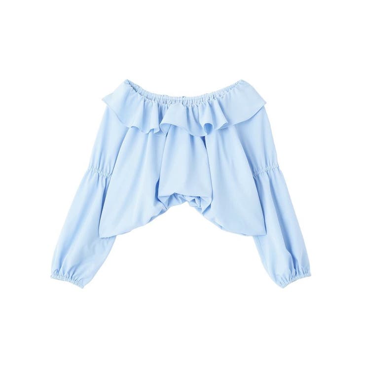 2wayオフショルバルーンヘムフリルブラウス | earth music&ecology  | 詳細画像26 