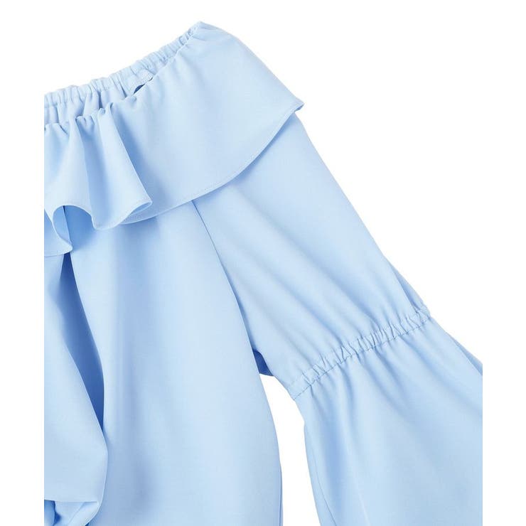 2wayオフショルバルーンヘムフリルブラウス | earth music&ecology  | 詳細画像28 