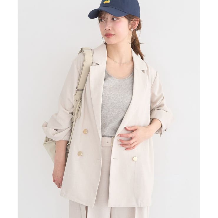 【セットアップ対応】アソート金ボタンジャケット | earth music&ecology  | 詳細画像1 