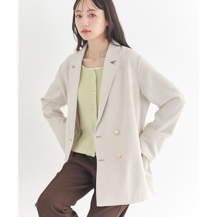 【セットアップ対応】アソート金ボタンジャケット | earth music&ecology  | 詳細画像2 