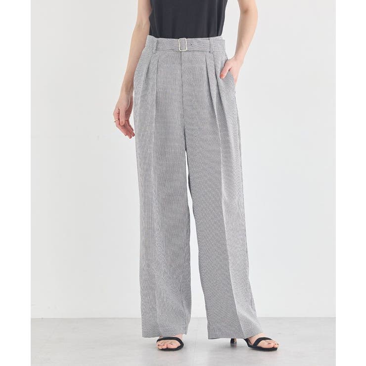 【セットアップ対応】アソートツータックベルトパンツ | earth music&ecology  | 詳細画像21 