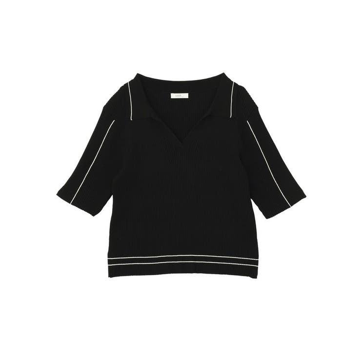 ラインカラーポロニット | earth music&ecology  | 詳細画像28 