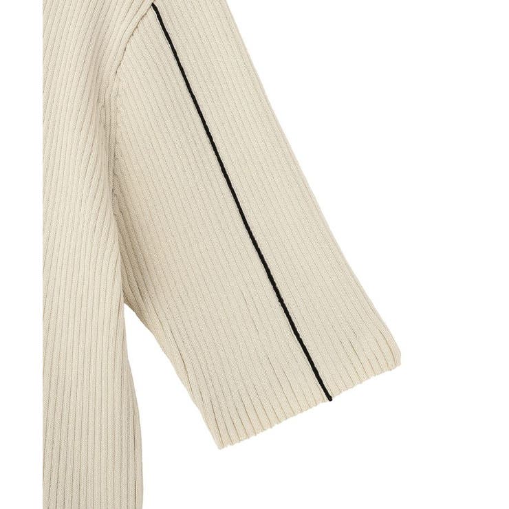 ラインカラーポロニット | earth music&ecology  | 詳細画像25 