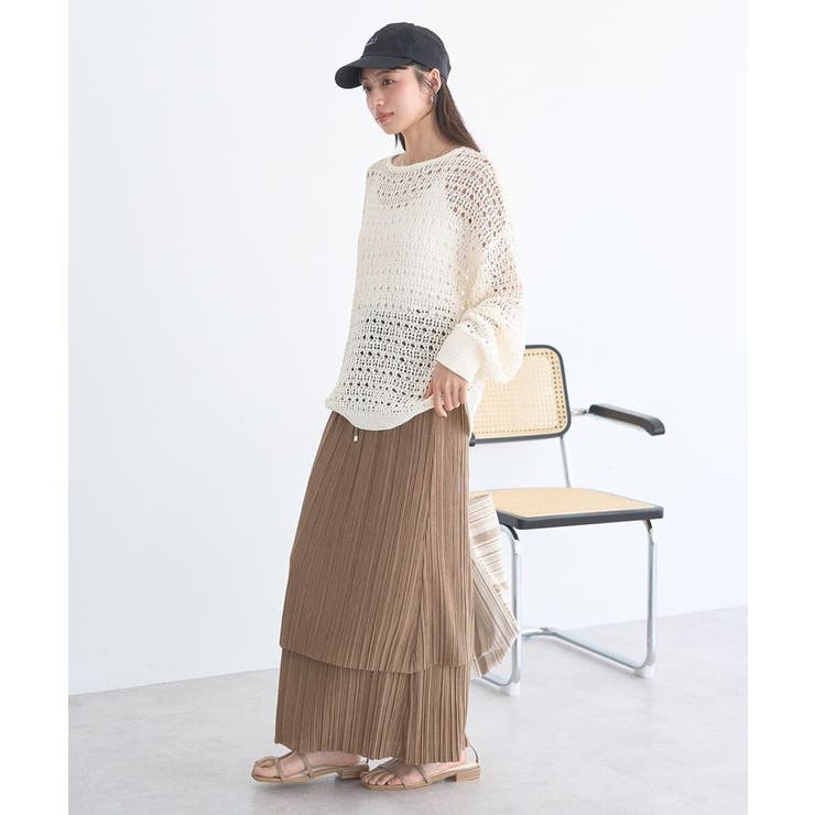 メッシュニットプルオーバー | earth music&ecology  | 詳細画像5 