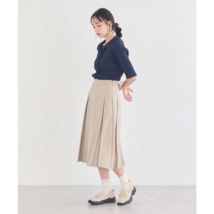 ミニフリルポロカーディガン | earth music&ecology  | 詳細画像12 