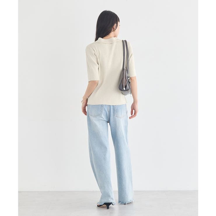 ミニフリルポロカーディガン | earth music&ecology  | 詳細画像8 