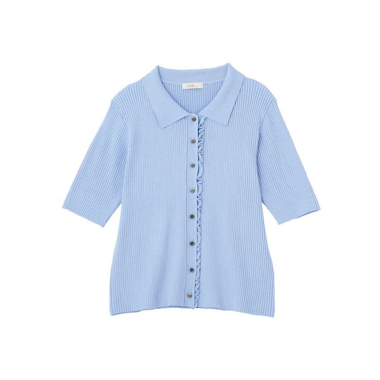 ミニフリルポロカーディガン | earth music&ecology  | 詳細画像18 