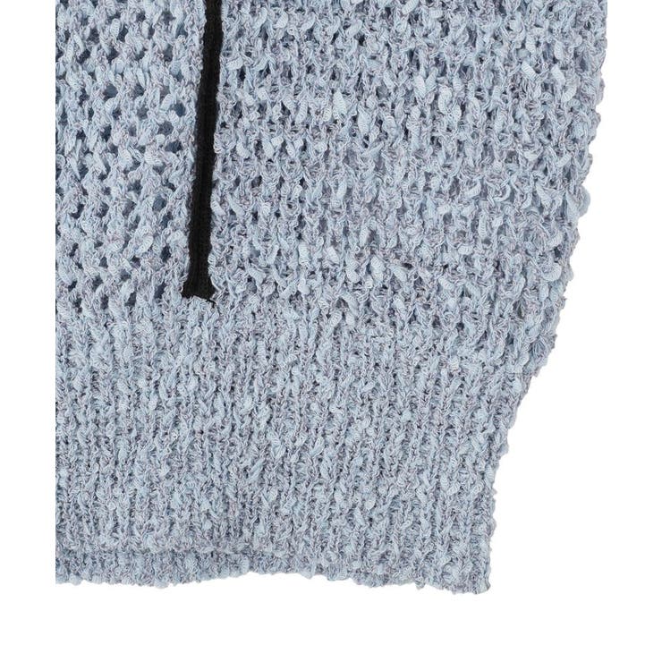 配色ラインMIXニットベスト | earth music&ecology  | 詳細画像24 