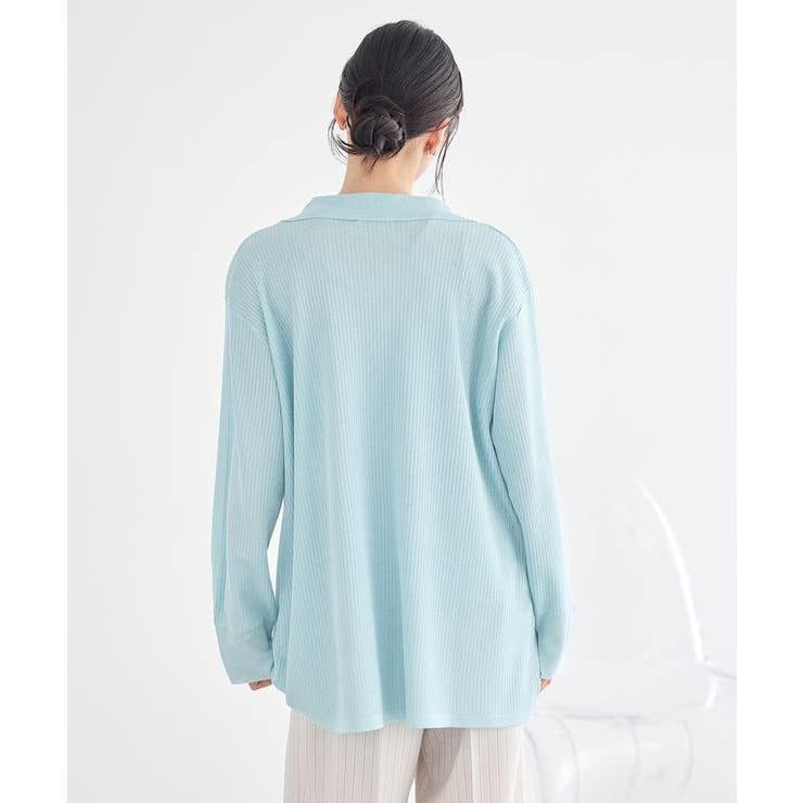 テーラーカラーニットカーディガン | earth music&ecology  | 詳細画像5 