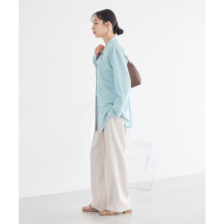 テーラーカラーニットカーディガン | earth music&ecology  | 詳細画像7 