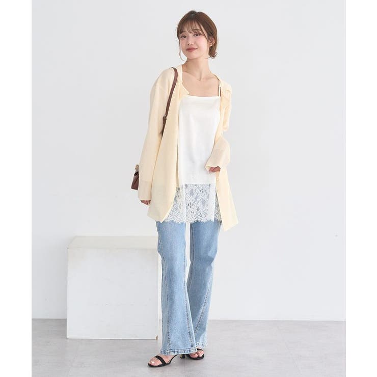 テーラーカラーニットカーディガン | earth music&ecology  | 詳細画像12 