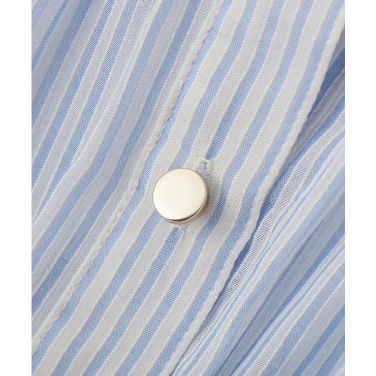 シャーリングストライプシャツ | earth music&ecology  | 詳細画像28 