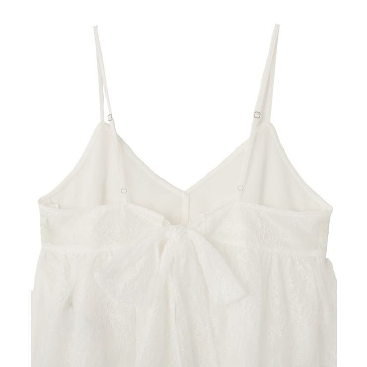 フリンジレースバックリボンキャミ | earth music&ecology  | 詳細画像18 