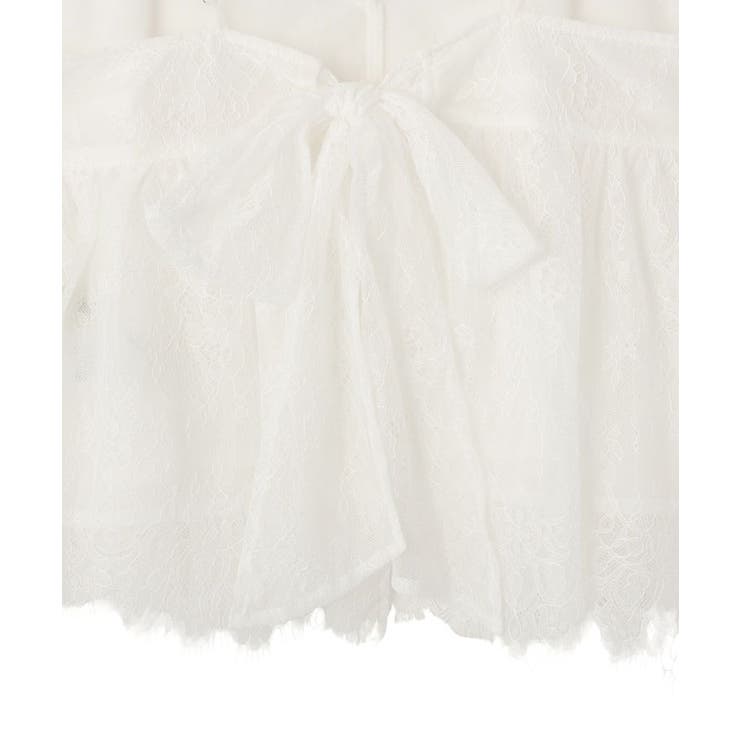 フリンジレースバックリボンキャミ | earth music&ecology  | 詳細画像19 