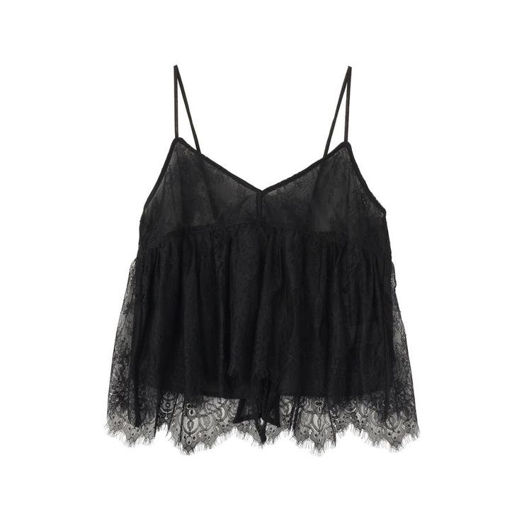 フリンジレースバックリボンキャミ | earth music&ecology  | 詳細画像24 