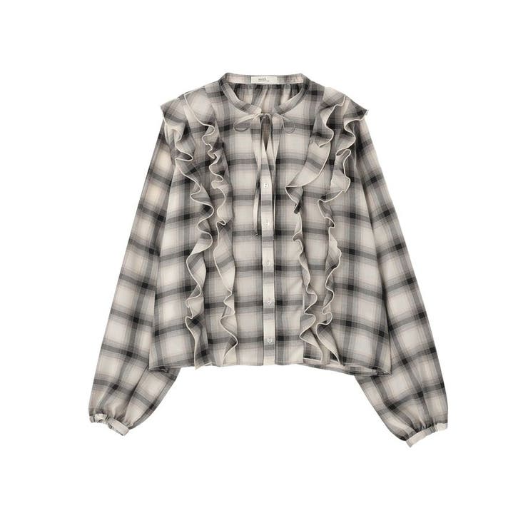 フリルリボンブラウス | earth music&ecology  | 詳細画像31 