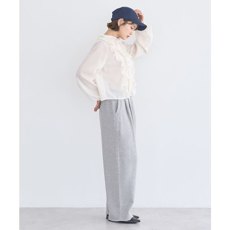 フリルリボンブラウス | earth music&ecology  | 詳細画像10 