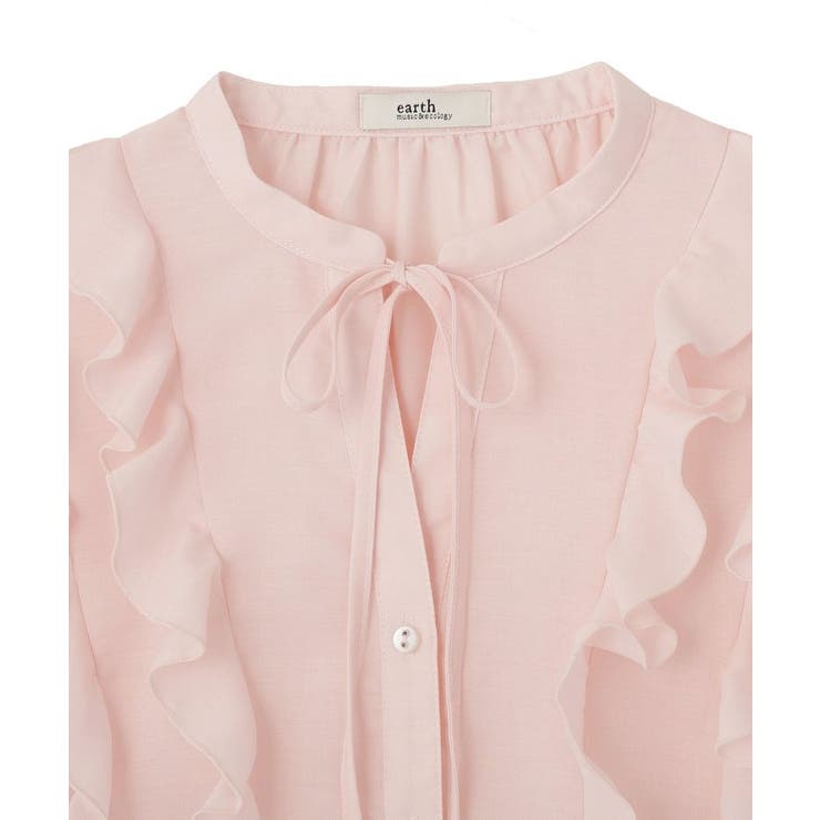 フリルリボンブラウス | earth music&ecology  | 詳細画像22 